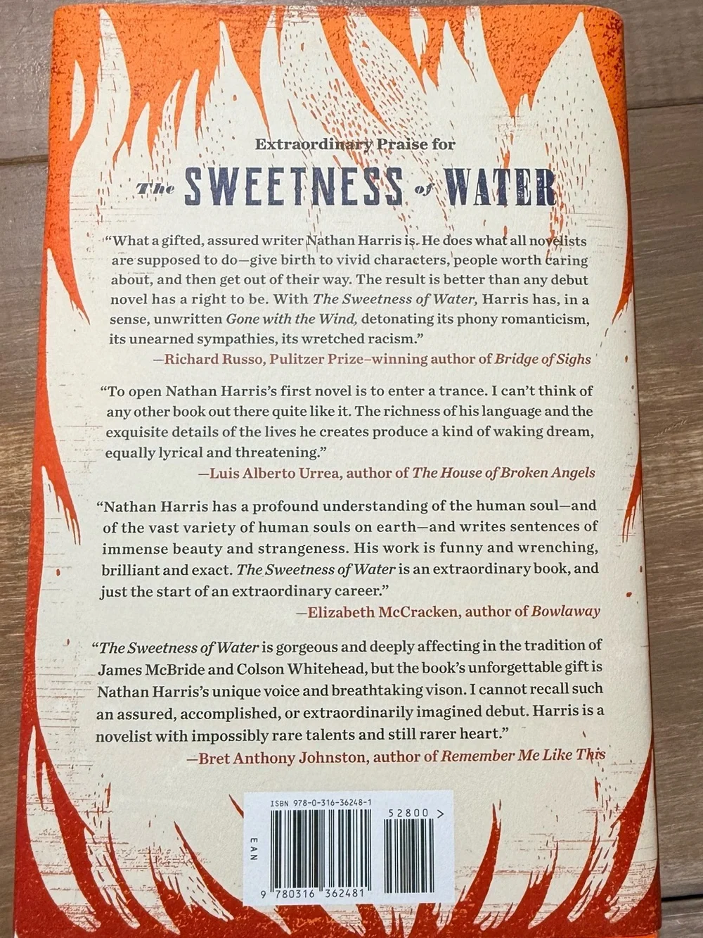 The Sweetness of Water‎ Nathan Harris Hardcover Oprah’s Book Club 2021